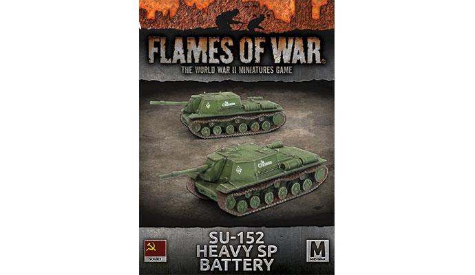 FOW Soviet SU-152 Heavy SP Battery Mid-War