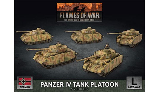 FOW German Panzer IV Tank Platoon