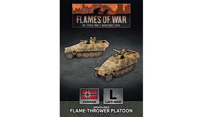 FOW German Sd Kfz 251 Flamethrower Platoon