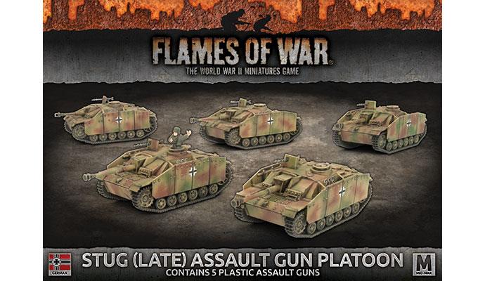 FOW German StuG (Late) Assault Gun Platoon