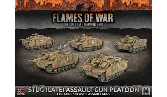 FOW German StuG (Late) Assault Gun Platoon
