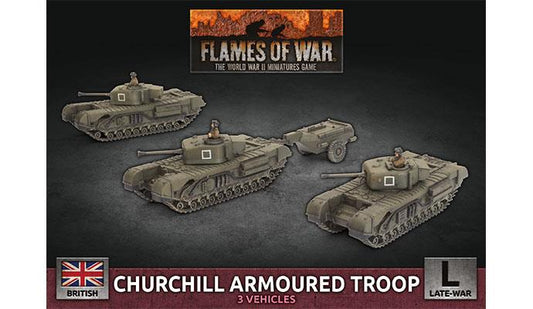 FOW British Churchill Armoured Troop British