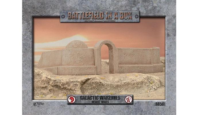Galactic Warzones Collection Desert Walls