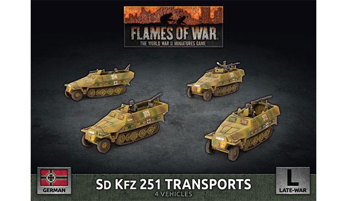 FOW German Sd Kfz 251 Transports