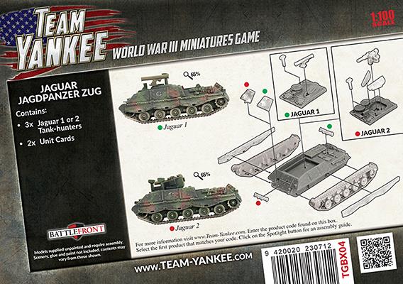 WWIII: Team Yankee West German Jaguar Jagdpanzer Zug