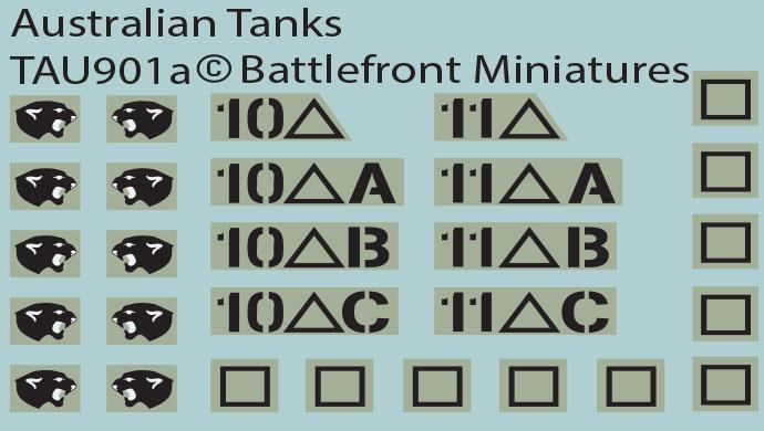 WWIII: Team Yankee NATO Leopard 1 Tank Platoon (x5 Plastic)