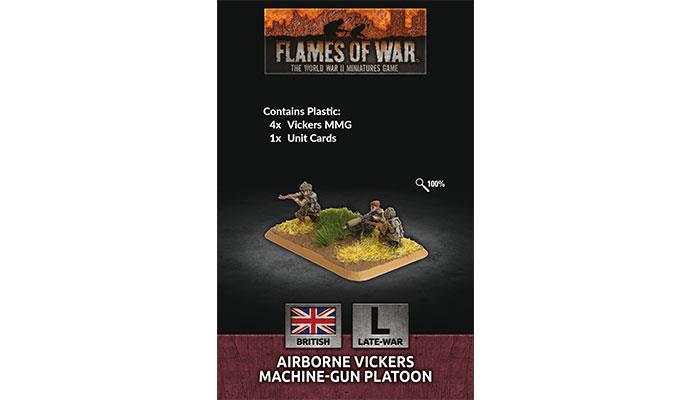 FOW British Airborne Vickers Machine-gun Platoon
