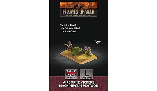 FOW British Airborne Vickers Machine-gun Platoon