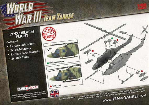 WWIII: Team Yankee British Lynx Helarm Flight