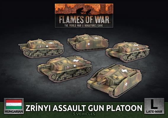 FOW Hungarian Zrinyi Assault Gun Platoon