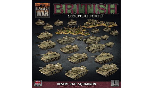 FOW British Starter Force Desert Rats Squadron Army Deal