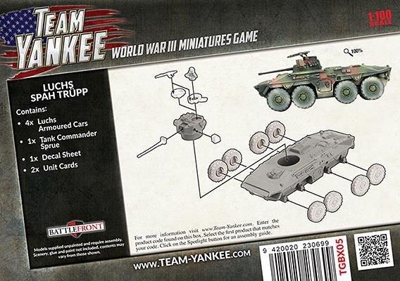 WWIII: Team Yankee West German Luchs Spah Trupp