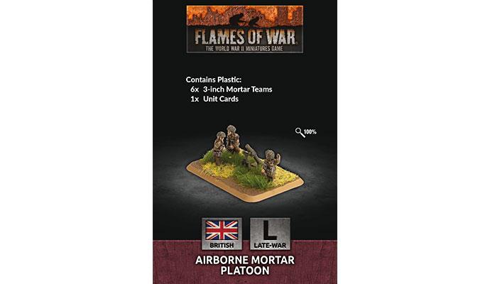 Flames of War British Airborne Mortar Platoon British