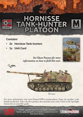 FOW German Hornisse Tank-Hunter Platoon