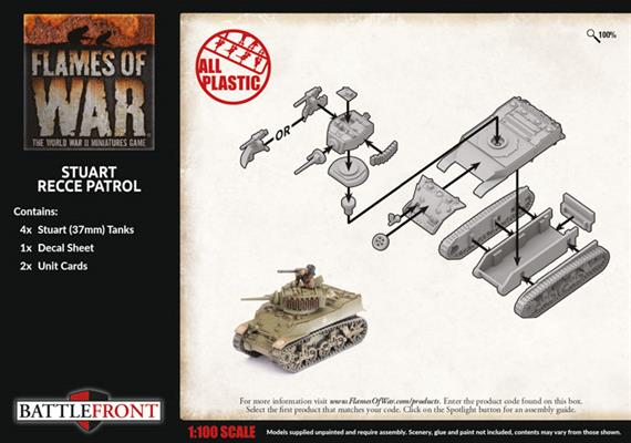 FOW British Stuart Recce Patrol