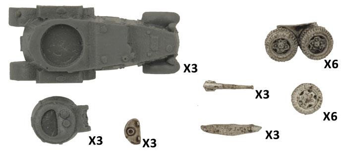 Mid War Soviets Enemy at the Gates BA-10 Armoured Car Platoon