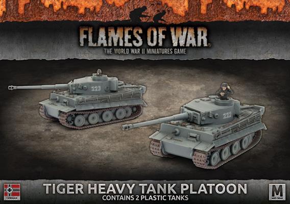 FOW German Tiger Heavy Tank Platoon (Plastic)