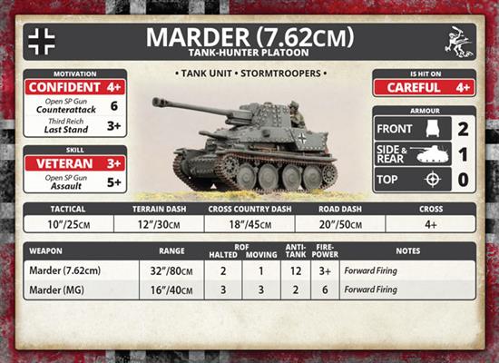 FOW German Marder (7.62cm) Tank-hunter Platoon