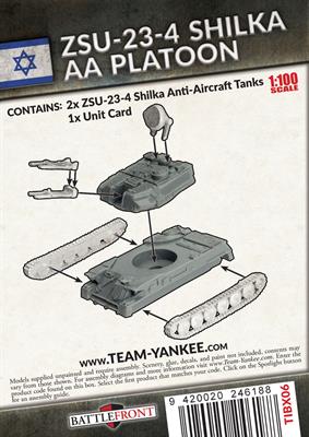 WWIII: Team Yankee Oil War Israeli  ZSU-23-4 Shilka AA Platoon