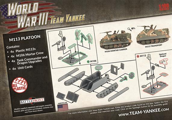WWIII: Team Yankee American M113 Platoon
