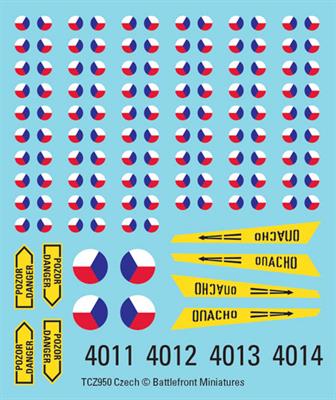 WWIII Team Yankee WARSAW PACK Decals