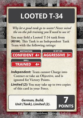 Mid War - Iron Cross  Cards