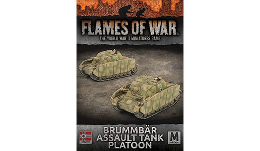 FOW German Brummbar Assault Tank Platoon (x2)