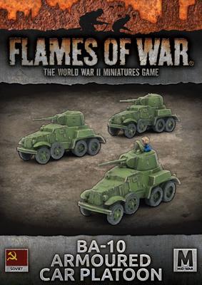Mid War Soviets Enemy at the Gates BA-10 Armoured Car Platoon