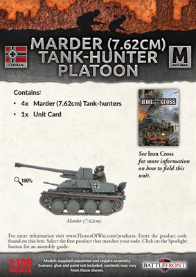 FOW German Marder (7.62cm) Tank-hunter Platoon
