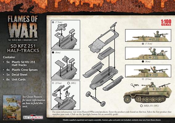 FOW German SdKfz 251/C Transport