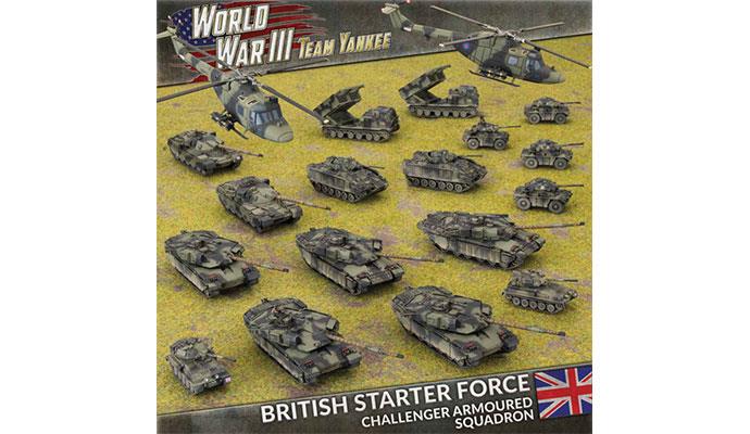 WWIII: Team Yankee British Challenger Armoured Squadron Starter Force