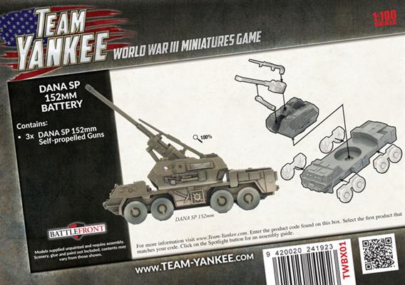 DANA SP 152mm Artillery Battery Team Yankee