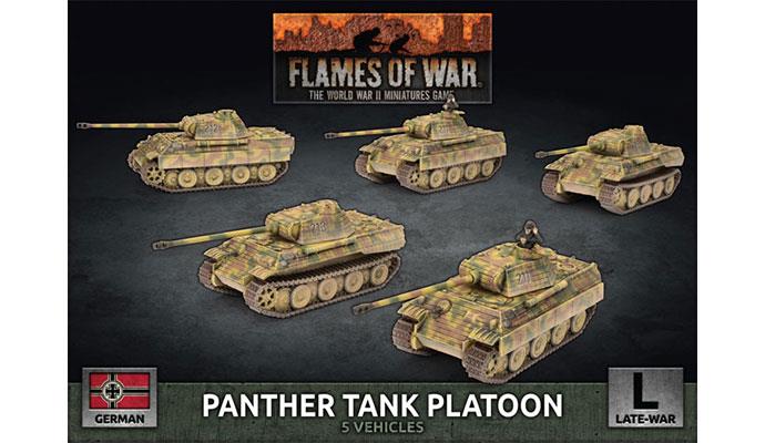 FOW German Panther A Tank Platoon