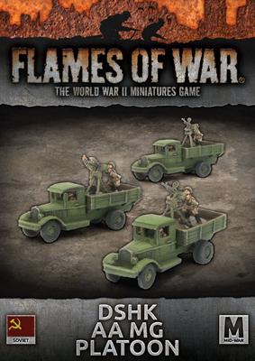 Mid War Soviets Enemy at the Gates DShK AA MG Platoon