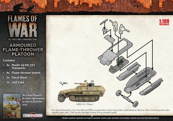 FOW German Armoured Flame Platoon