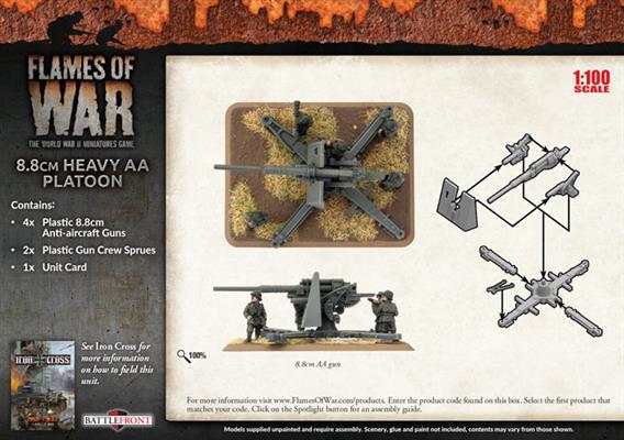 FOW German 8.8cm Heavy AA Platoon