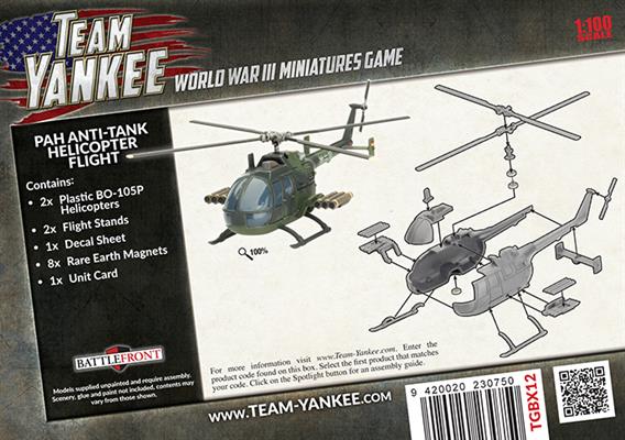 WWIII: Team Yankee West German BO-105P Anti-tank Helicopter Flight