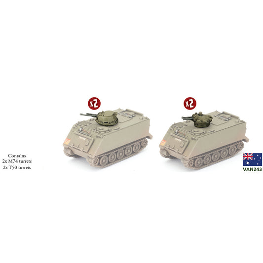 Nam M113 M74C and T50 Turrets