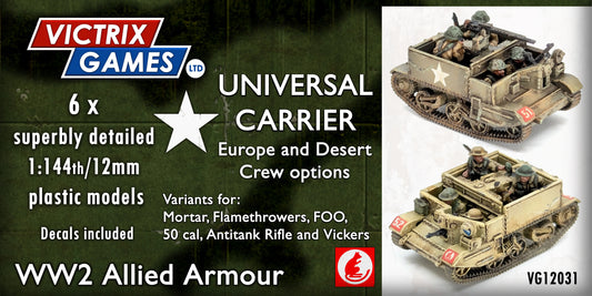 Victrix British Universal Carrier 12mm WW2 VG12031