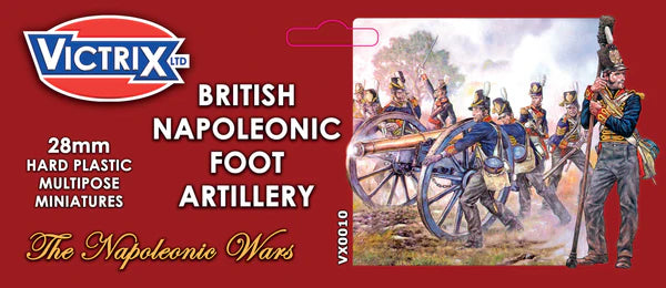 Victrix British Napoleonic Foot Artillery VX0010T