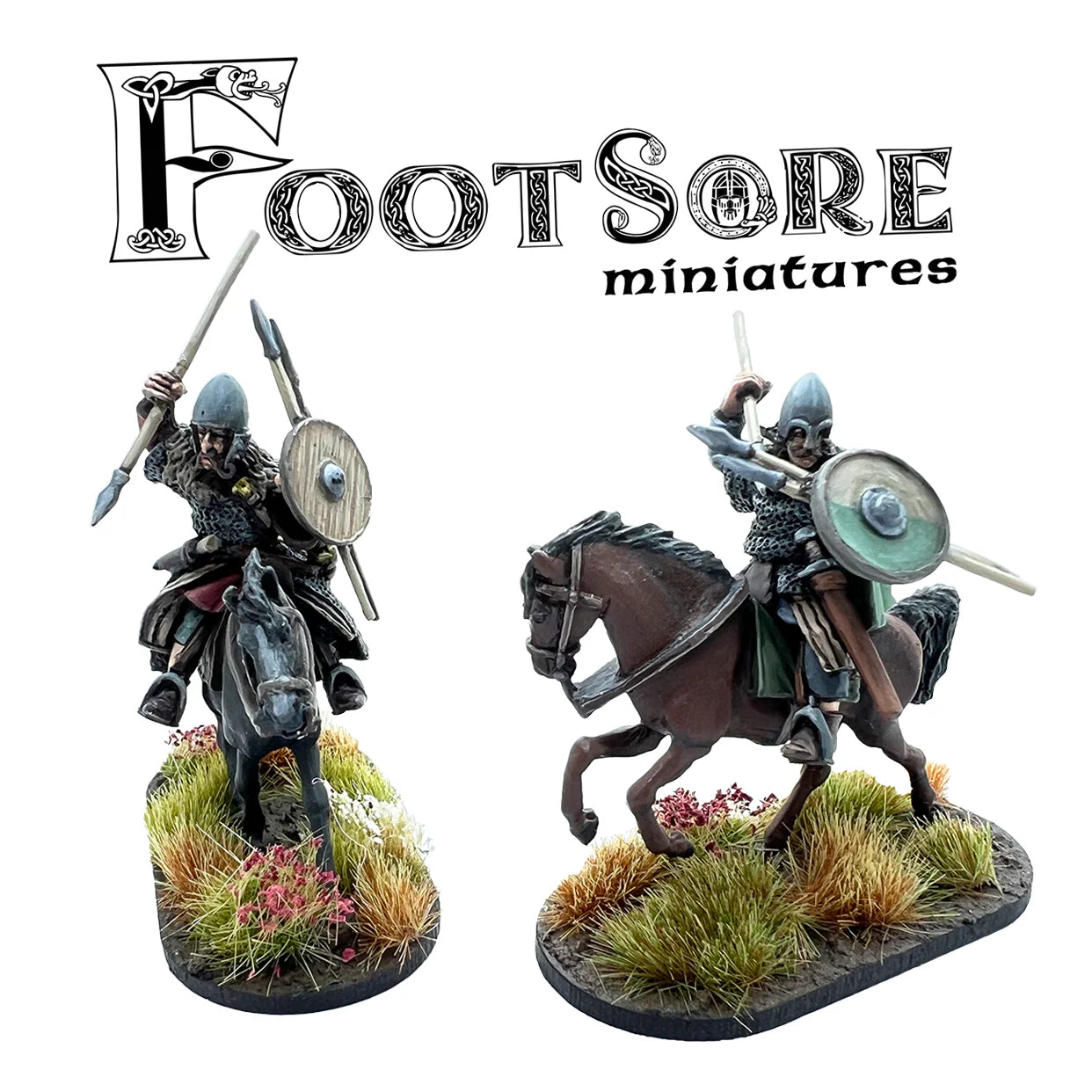 Welsh Hearthguard Cavalry PY with Javelins Footsore Miniatures