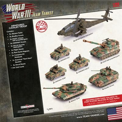 WWIII: Team Yankee American Armoured Cavalry Troop Starter Force