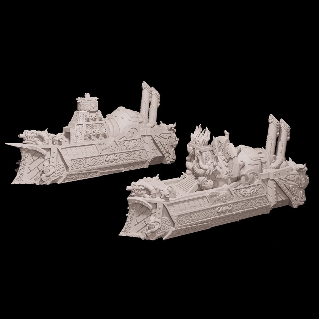 Mantic Vault Abyssal Dwarf Hellfane Battleships x 2 July 24