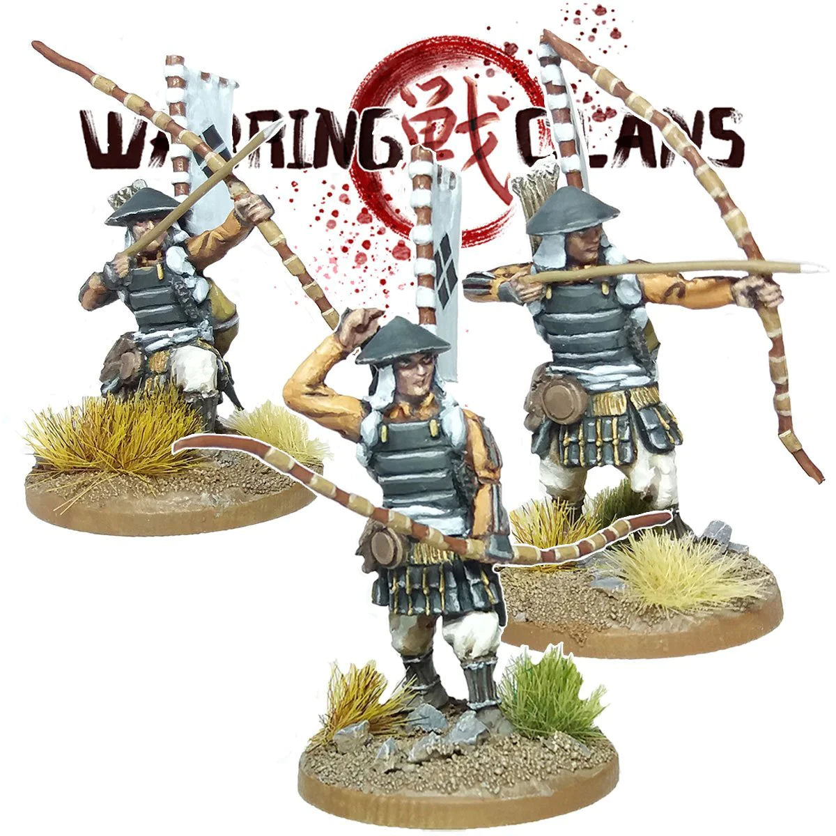 Footsore Warring Clans Ashigaru with Yumi #1