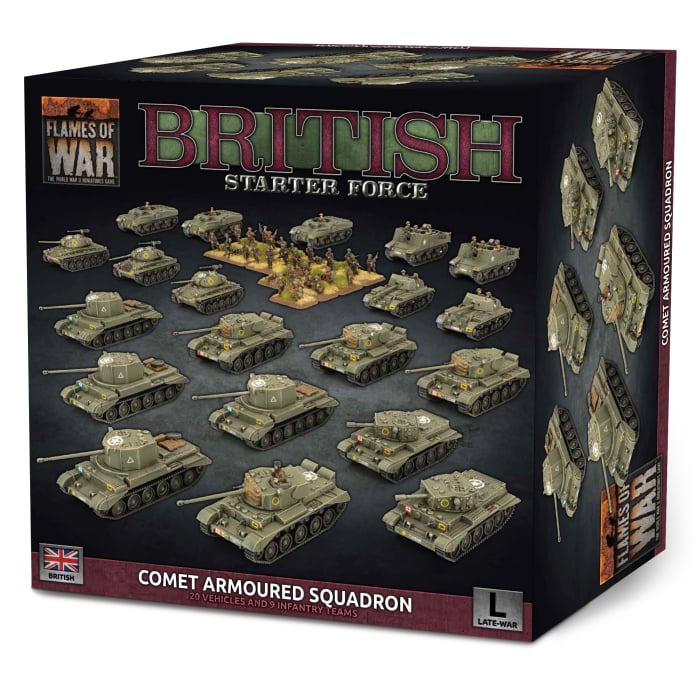 FOW British Comet Armoured Squadron (Plastic)