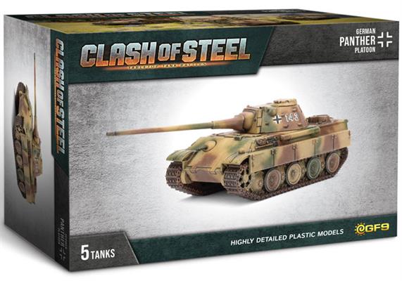 Clash of Steel German Panther (8.8cm) Tank Platoon