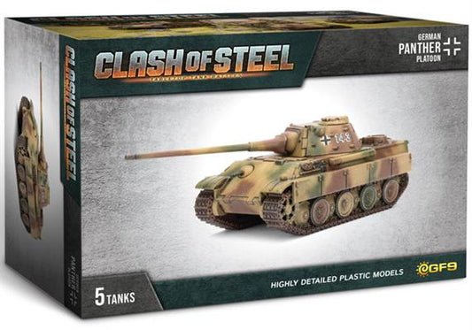 Clash of Steel German Panther (8.8cm) Tank Platoon