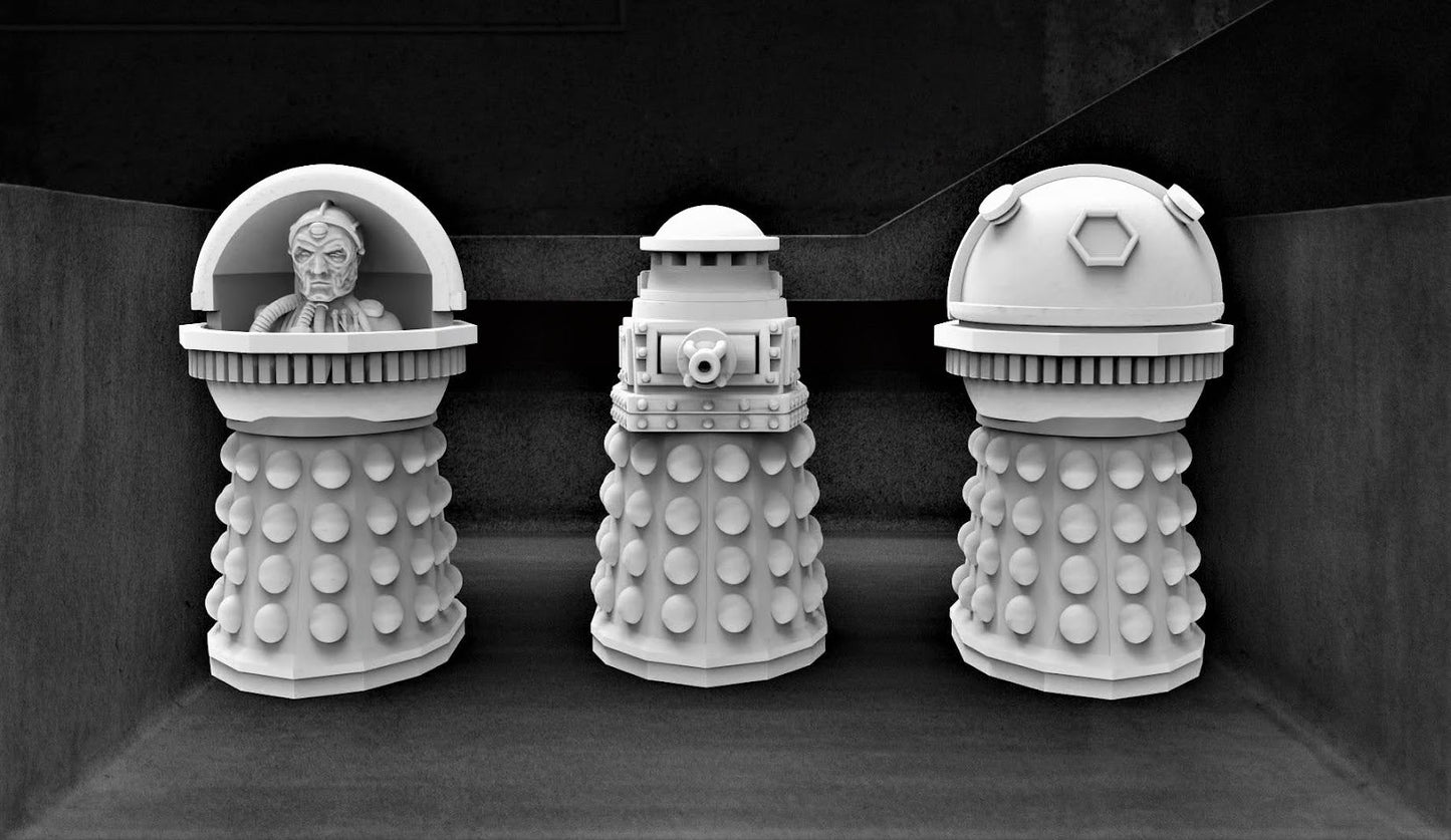 Big Mr Tong Dr Who Dalek Set 2 x 3 Xenos Rampant Scifi 28mm Miniatures