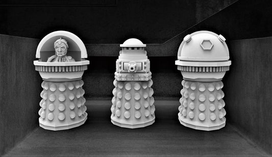 Big Mr Tong Dr Who Dalek Set 2 x 3 Xenos Rampant Scifi 28mm Miniatures