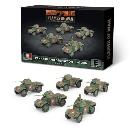 Flames of War Panhard AMD Deep Recon Platoon